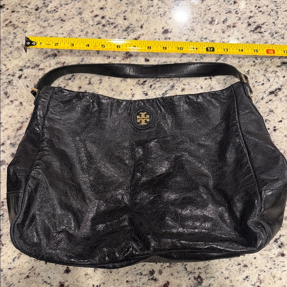 Tory Burch Black Leather Shoulder Bag